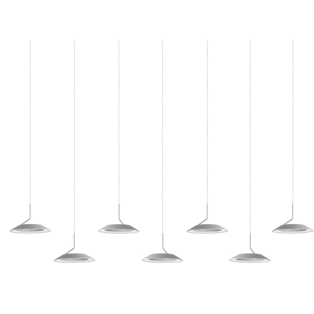 Koncept RYP-L7-SW-SIL Royyo LED 6.5 inch Silver Pendant Ceiling Light